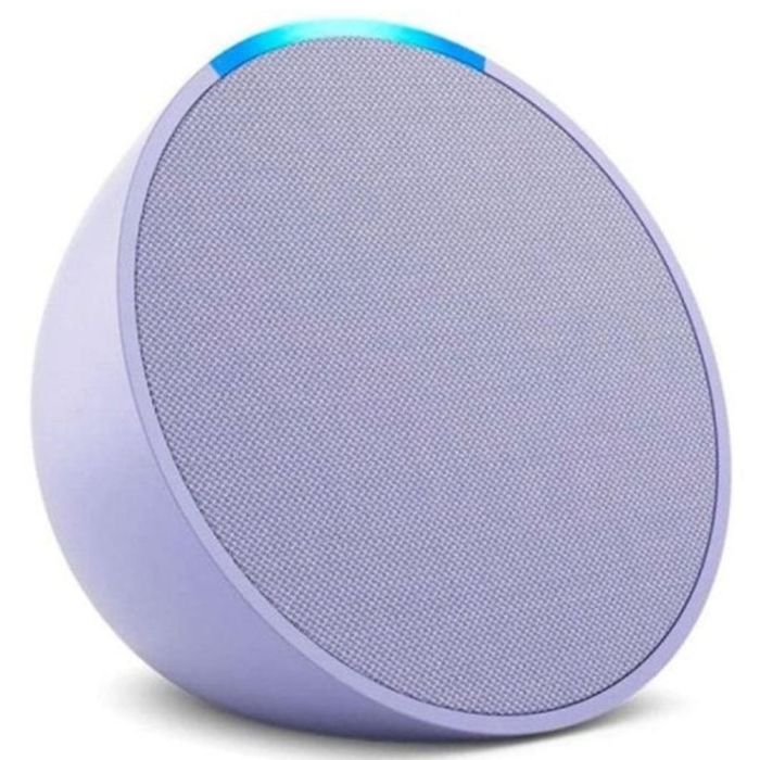 Amazon Altavoz Inteligente Echo Pop con Alexa, sonido frontal de alta definición, Wi-Fi Doble Banda, Bluetooth, Lila