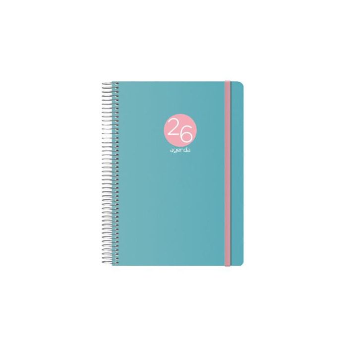 Dohe Agenda Anual Memphis Espiral 15x21 cm Dp Cierre C-Goma Pp Verde 2026 Dohe Agenda Anual Memphis Espiral 15x21 cm Dp Cierre C-Goma Pp Verde 2026