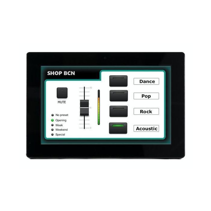 Ecler WPNETTOUCH Pantalla Táctil de Control Digital Remoto 10 pulgadas - Controlador Multi-Zona de Volumen y Audio 1