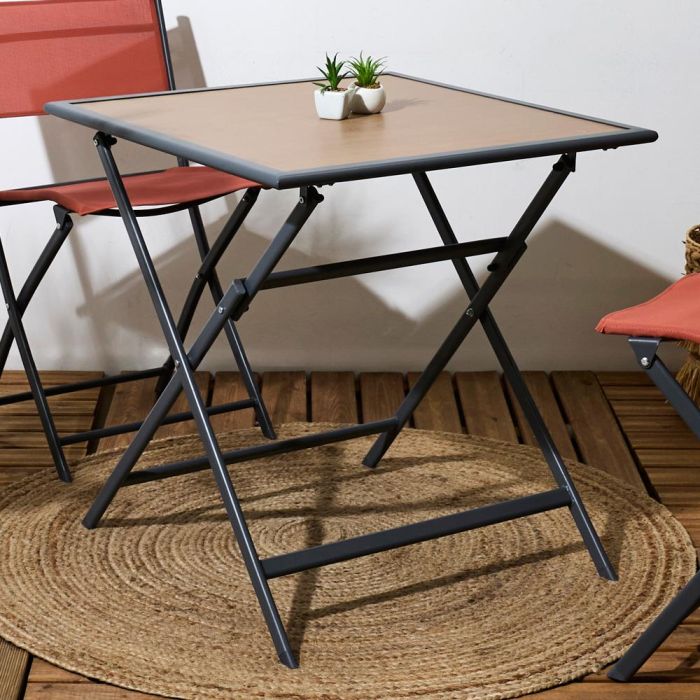 Mesa Metal Bcn Negra 70X70 Home Deco Factory 4 Mesa Metal Bcn Negra 70X70 Home Deco Factory 4