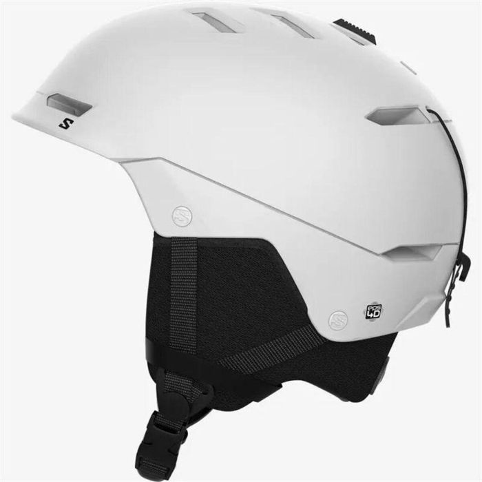 Casco de Esquí Snowboarding Salomon Husk Blanco Negro Unisex S 56-60 cm 56-58 2