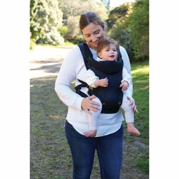 Dreambaby DRE9312742422059 Portabebés Journey Regulable 3-en-1 Cómodo Versátil Recién Nacido hasta 15 kg Negro 2