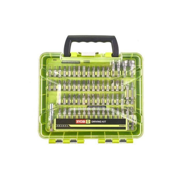 RYOBI Case 71 accesorios para atornillar mixtos RYOBI Case 71 accesorios para atornillar mixtos