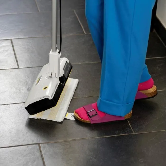 Karcher 4054278995427 Mopa a Vapor SC 1 Upright Easy Fix - 1300W, Calentamiento Rápido 30s, Elimina 99,99% Virus y Bacterias 1