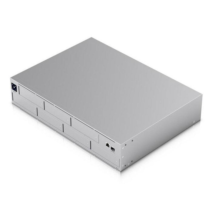 Ubiquiti NAS 2U con 7 Bahías HDD/SSD, Procesador Quad-Core ARM Cortex-A57 1.7 GHz, 8 GB RAM, 10Gb SFP+, GbE RJ4, Pantalla Táctil 1.3"