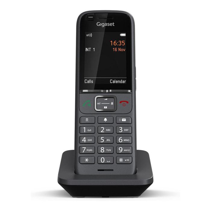Gigaset S700H Pro Teléfono DECT Inalámbrico con Altavoz, Identificador de Llamadas y Pantalla TFT a Color, Antracita