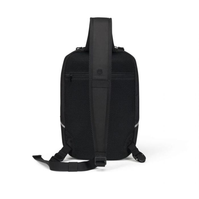 Dicota P20471-15 Sling Bag Reflective Negra, Mochila Senderismo 12.9", Resistente Agua, Elementos Reflectantes, PET Reciclado 4 Dicota P20471-15 Sling Bag Reflective Negra, Mochila Senderismo 12.9", Resistente Agua, Elementos Reflectantes, PET Reciclado 4