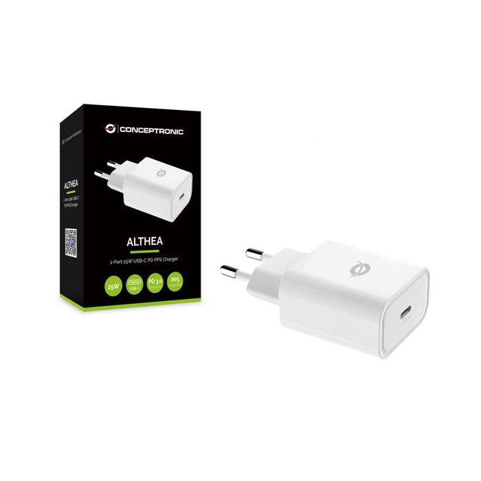Conceptronic Cargador USB-C Carga Rápida PD 3.0 25W, Compatible con Samsung Galaxy S21/S20/Note10/Note20, Nintendo Switch, iPad, iPhone 2 Conceptronic Cargador USB-C Carga Rápida PD 3.0 25W, Compatible con Samsung Galaxy S21/S20/Note10/Note20, Nintendo Switch, iPad, iPhone 2