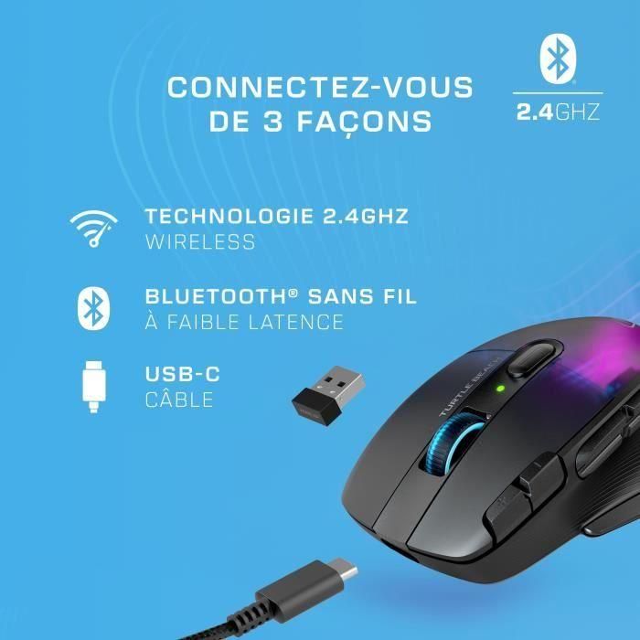Ratón inalámbrico para juegos - TURTLE BEACH - Kone XP Air - Con estación de carga - Negro 4 Ratón inalámbrico para juegos - TURTLE BEACH - Kone XP Air - Con estación de carga - Negro 4