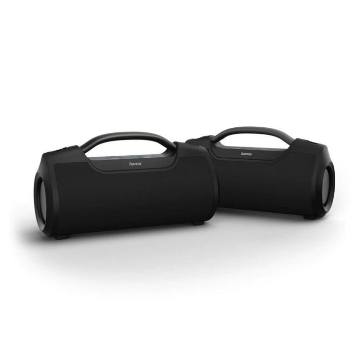 Hama Altavoz Soundbarrel Negro - Sonido Potente, Bluetooth 5.0, Resistente al Agua IPX6, Batería de 12h 7