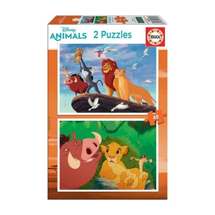 Educa Puzzle 2x48 El Rey León 4