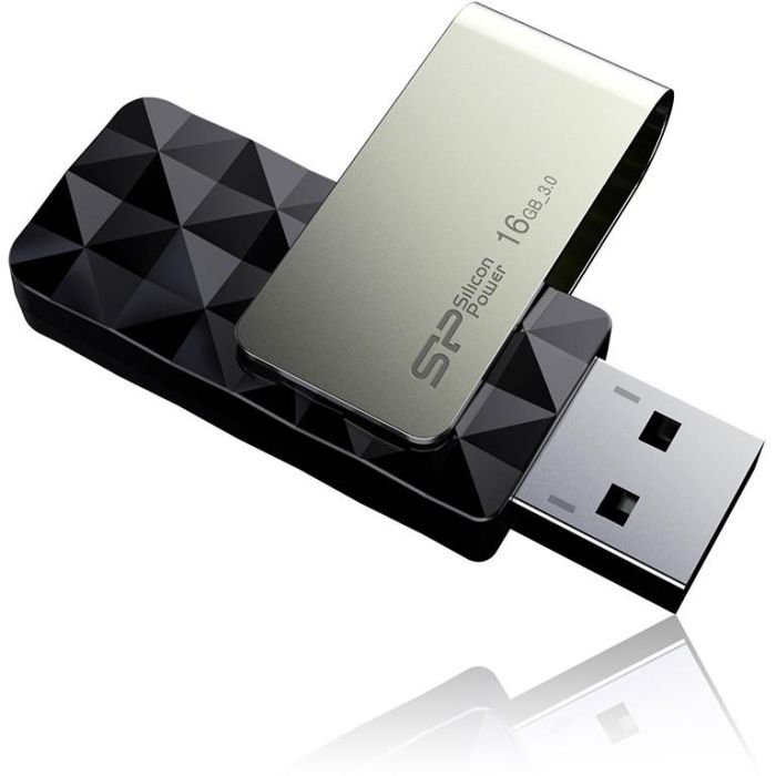 STICK Silicon Power USB-Stick 16GB USB3.0 B30 Black 1