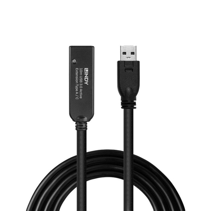 Cable USB LINDY 43376 Negro 10 m (1 unidad) 1