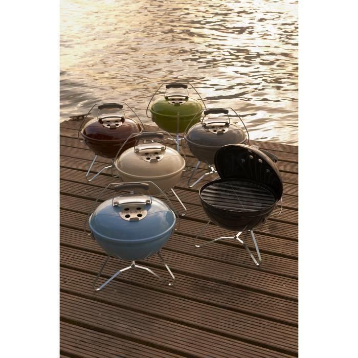 Barbacoa de carbón portátil WEBER Smokey Joe Premium Ø37 cm - Acero cromado - Negro 1 Barbacoa de carbón portátil WEBER Smokey Joe Premium Ø37 cm - Acero cromado - Negro 1