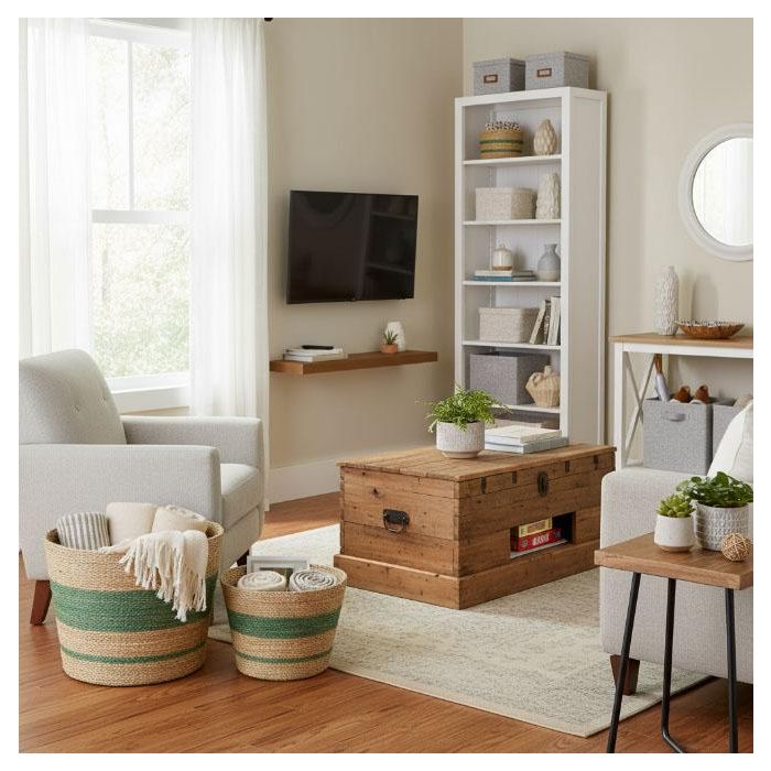 Privilege Cesta Cónica de Seagrass para Almacenamiento, 35 cm 3