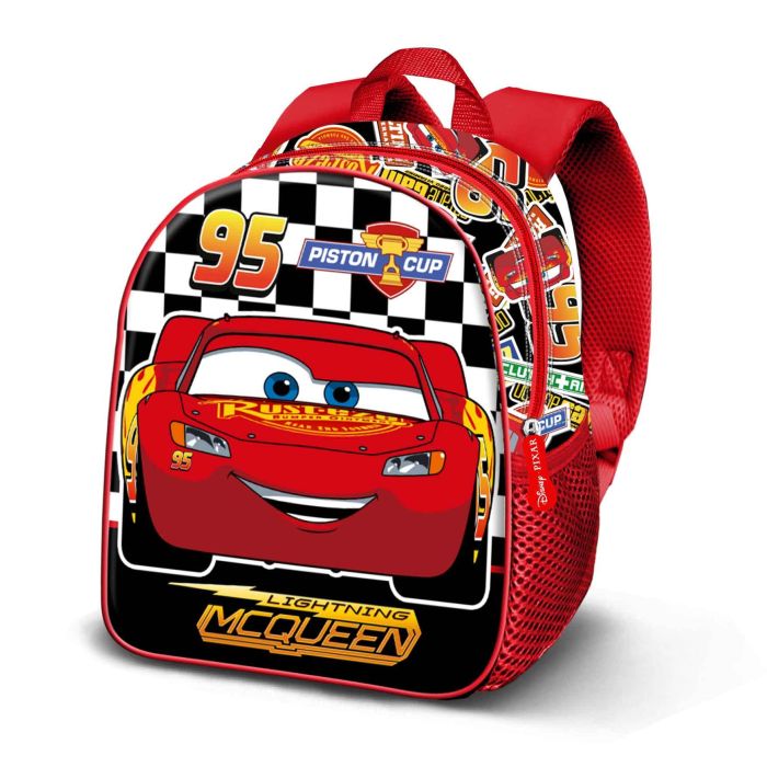 Mochila 3D Elite Racer Disney Cars 3 Rojo