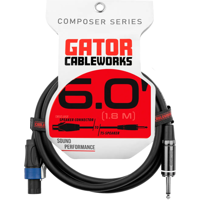 Cableworks Cable de Altavoz Jack/Speakon - 1,8 Metros 3