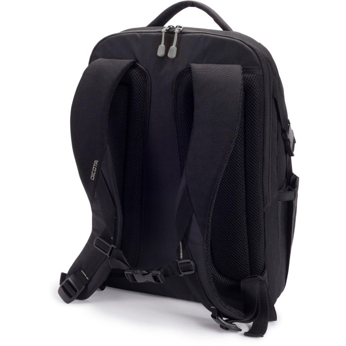 DICOTA Backpack Eco Mochila 15.6 pulgadas con bolsa extraíble y cubierta para la lluvia, Negro 1 DICOTA Backpack Eco Mochila 15.6 pulgadas con bolsa extraíble y cubierta para la lluvia, Negro 1