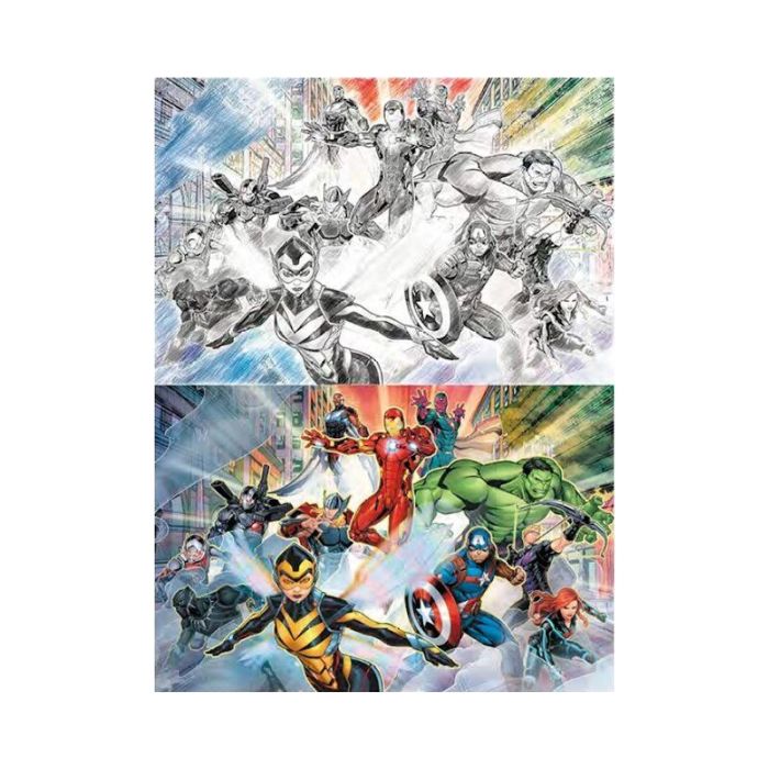 Prime 3D Puzzle Rascar Marvel Collage 150 Piezas