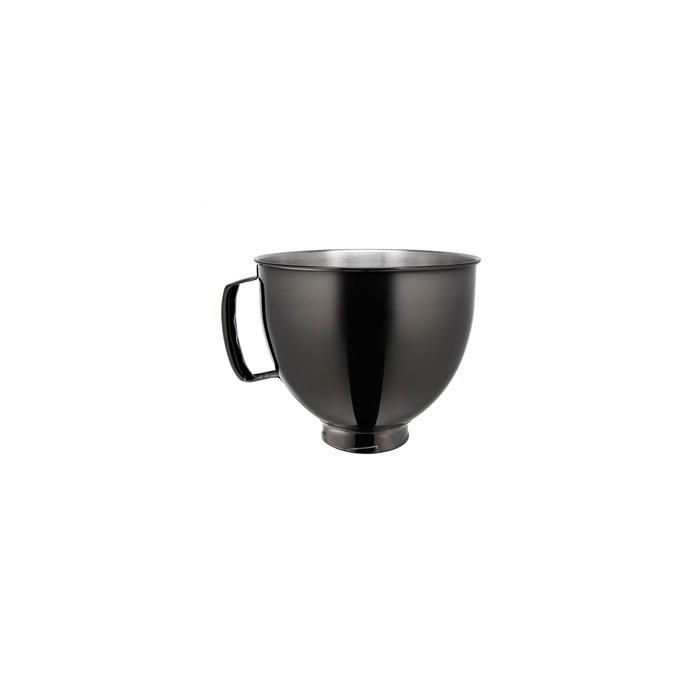 Kitchenaid 5KSM5SSBRB Bol de Acero Inoxidable Negro Radiant para Robot con Cabezal Inclinable