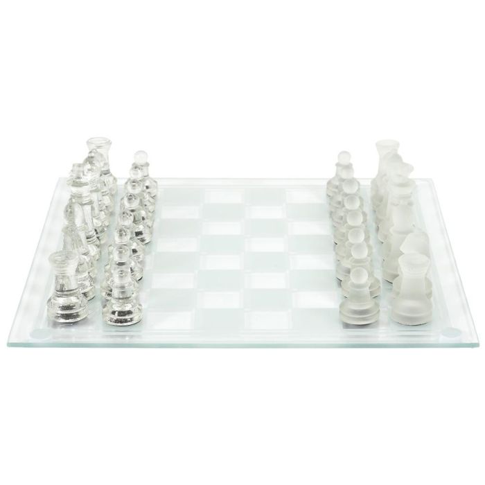 Mister Gadget Juego Ajedrez Vidrio Colección Vintage 25x25 cm 2 Mister Gadget Juego Ajedrez Vidrio Colección Vintage 25x25 cm 2