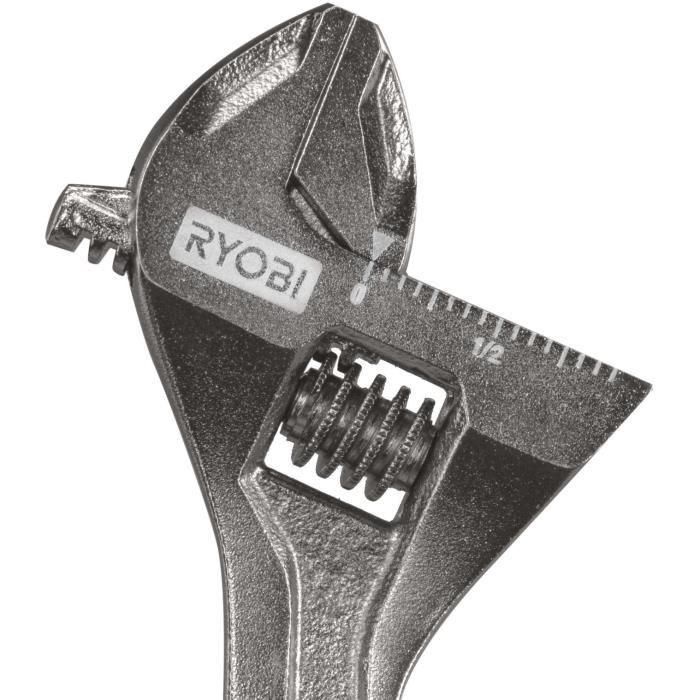 Llave ajustable - RYOBI - 160 mm, mandíbula 24 cm 3