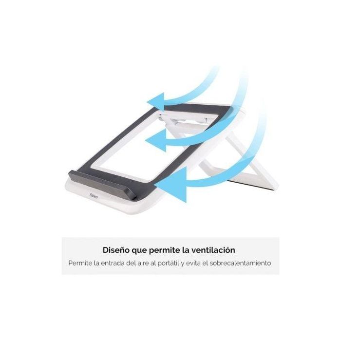 Fellowes Soporte Elevador Para Portatil I-Spire Blanco 1 Fellowes Soporte Elevador Para Portatil I-Spire Blanco 1