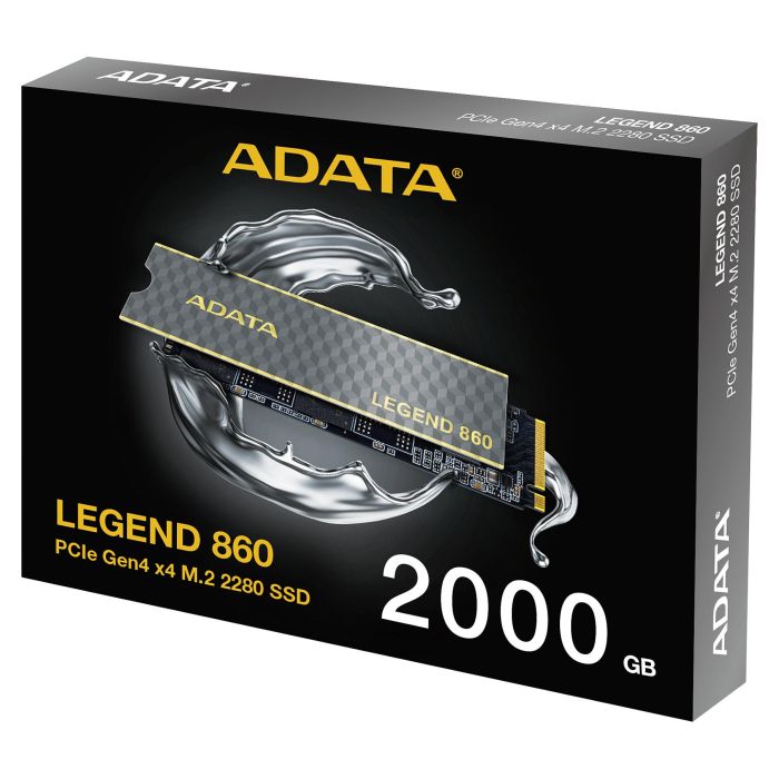 Adata SLEG-860-2000GCS Disco Duro Interno Sólido SSD 2 TB M.2 2280 PCIe Gen4 x4 8 Adata SLEG-860-2000GCS Disco Duro Interno Sólido SSD 2 TB M.2 2280 PCIe Gen4 x4 8