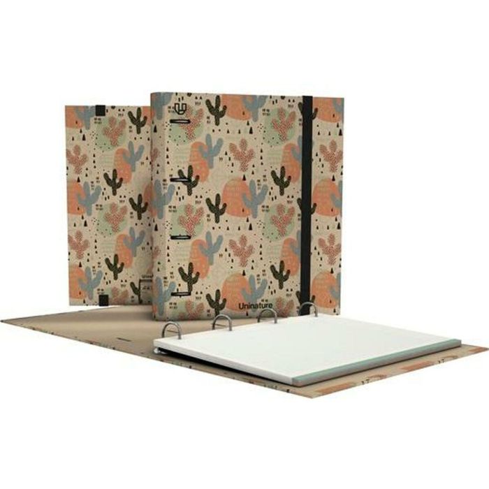 Carpeta de anillas Unipapel Uninature Cactus Recambio (100 Hojas) A4 (2 Unidades) 1 Carpeta de anillas Unipapel Uninature Cactus Recambio (100 Hojas) A4 (2 Unidades) 1