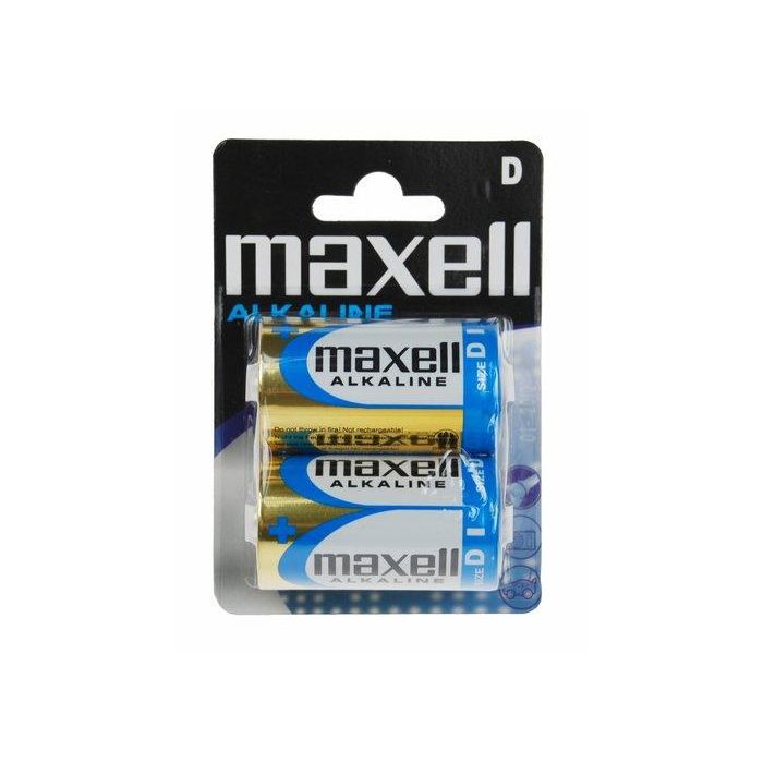 Pilas Alcalina Maxell Lr20 Blister De 2 (M008)