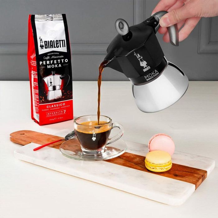 Cafetera Italiana Bialetti 0006934/NP Negro Aluminio 6 Cafetera Italiana Bialetti 0006934/NP Negro Aluminio 6