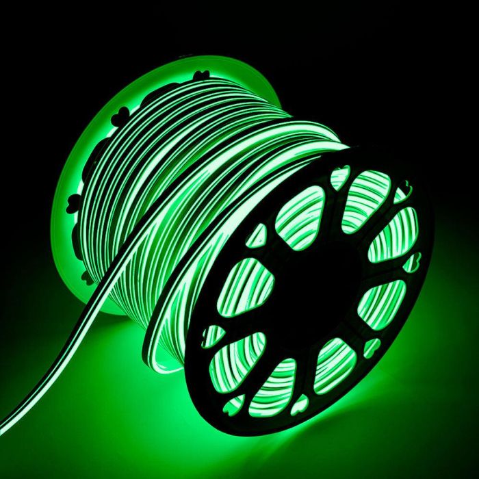 Tira LED Manguera "Neon Flex" 6W 6000ºK 220VAC 8x18mm Doble 120xSMD2835 6W/M x1M 40.000H  [HO-NSPVC8x16DOY220CW] 8