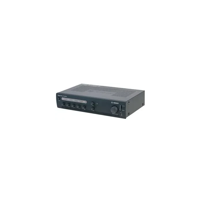 BOSCH PLE-1ME060-EU Amplificador Mezclador de 60W con 4 Micrófonos y Entrada de Música Ambiental