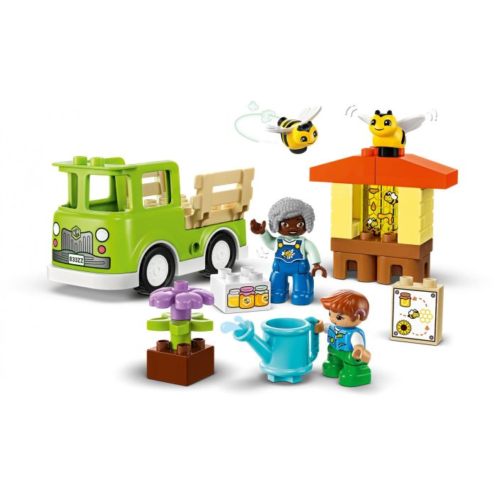 LEGO Duplo 10419 Cuidado de Abejas y Colmenas - Set de Construcción de Aprendizaje con Abejas, Colmena y Camión para Niños +2 años 3