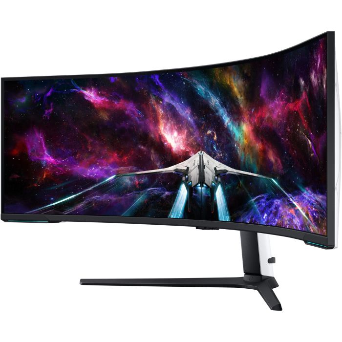 144cm/57" (7680x2160) Samsung Odyssey Neo G9 S57CG954NU 32:9 DualUHD VA Curved 1ms 240Hz DP HDMI USB Black/White 16