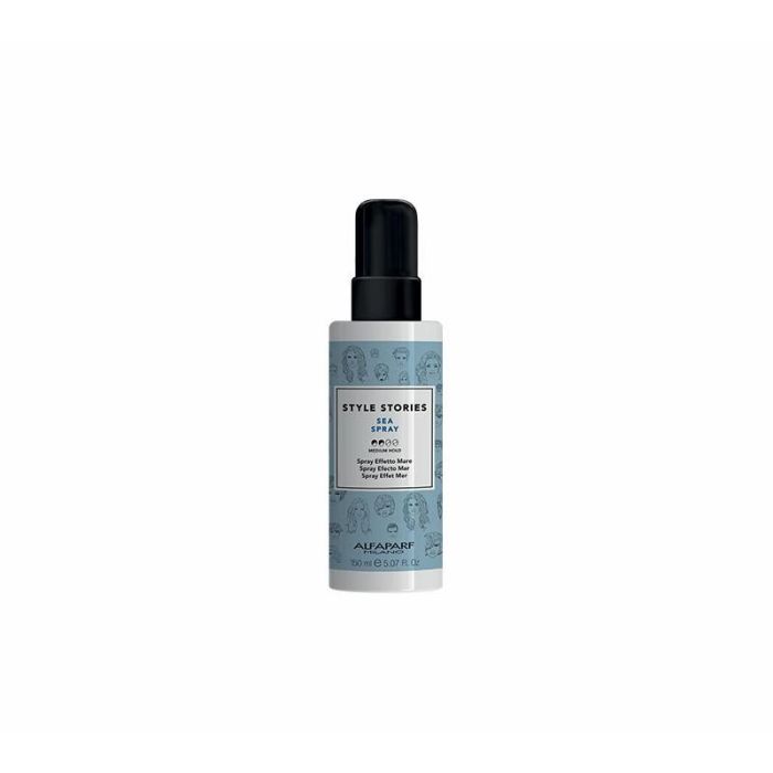 Alfaparf Style Stories Sea Spray con Sal Efecto Playa Mate 150ml para Cabello Definido y Desenfadado