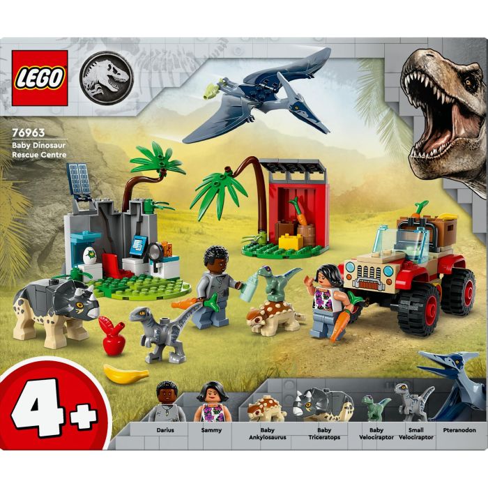 LEGO 76963 Jurassic World Centro de Rescate de Bebés Dinosaurios, Juguete con Figuras de Triceratops y Velociraptor 11 LEGO 76963 Jurassic World Centro de Rescate de Bebés Dinosaurios, Juguete con Figuras de Triceratops y Velociraptor 11