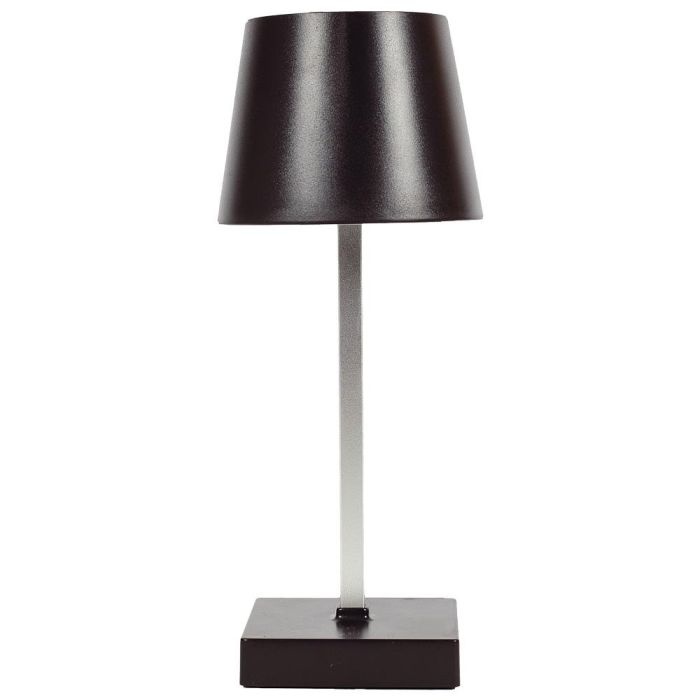 Home Deco Factory Lámpara LED Táctil Negra con 3 Intensidades de Luz, Funciona con Pilas AAA, 12 LEDs COB, Decoración Moderna 6