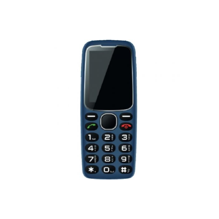 Teléfono Móvil Daewoo DW8001BK para Personas Mayores/ Negro