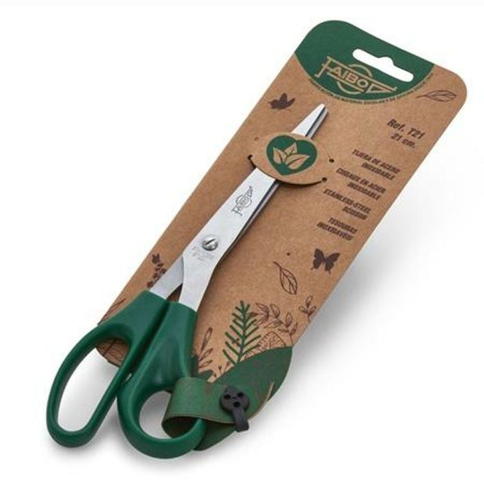 Tijeras Faibo Verde Acero Inoxidable 21 cm (10 Unidades) 1 Tijeras Faibo Verde Acero Inoxidable 21 cm (10 Unidades) 1