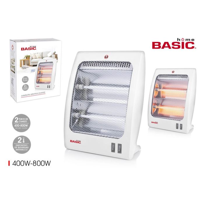Calefactor Eléctrico Basic Home 400-800W (4 Unidades) Calefactor Eléctrico Basic Home 400-800W (4 Unidades)