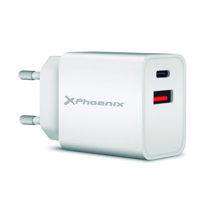 Cargador Dual Movil Smartphone Phoenix 20 W 1