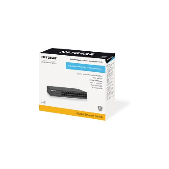 NETGEAR GS324v2 RM Switch Gigabit Ethernet No Administrado 24 Puertos Montaje en Rack Montaje Pared 4