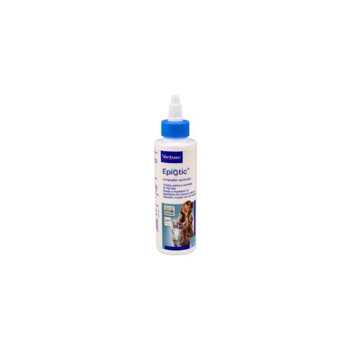 VIRBAC VET Epi-Otic Limpiador de Oídos para Perros y Gatos 125 ml