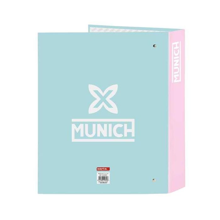 Carpeta de anillas Munich Heaven Azul cielo A4 27 x 33 x 6 cm 1 Carpeta de anillas Munich Heaven Azul cielo A4 27 x 33 x 6 cm 1