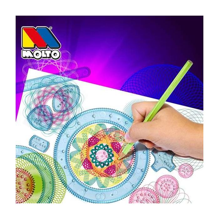 Set de dibujo molto graphics con 28 accesorios. 124x60x1 cm 3 Set de dibujo molto graphics con 28 accesorios. 124x60x1 cm 3