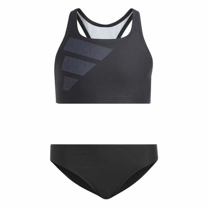 Bikini-Braga Para Niñas Adidas Big Bars Negro 0 Bikini-Braga Para Niñas Adidas Big Bars Negro 0