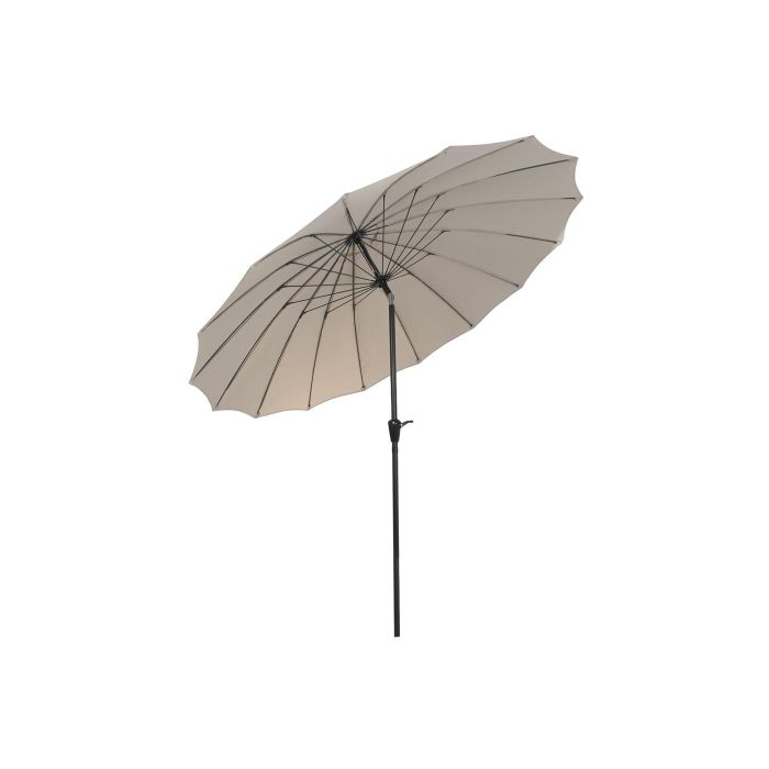 Parasol Terraza Y Jardin DKD Home Decor Arena Negro 280 x 250 x 280 cm 5