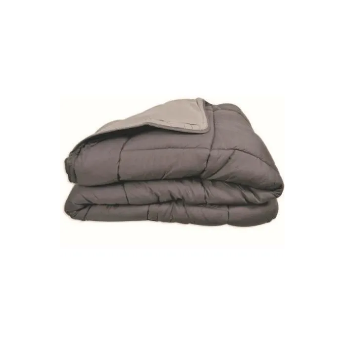 Toison D'Or Edredón de microfibra 400g/m² Acero y Plata 240x260cm Toison D'Or Edredón de microfibra 400g/m² Acero y Plata 240x260cm