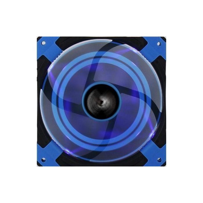 VENTILADOR AEROCOOL DEAD SILENCE AZUL - VENTILADOR 14CM - 14.2dBA - CONECTOR 3 PINES - ADAPTADOR MOLEX - TORNILLOS Y REMACHES DE GOMA 2